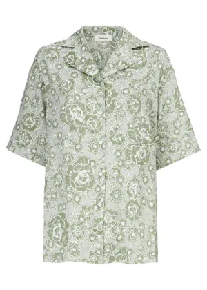 Leo print shirt - Sage Rose