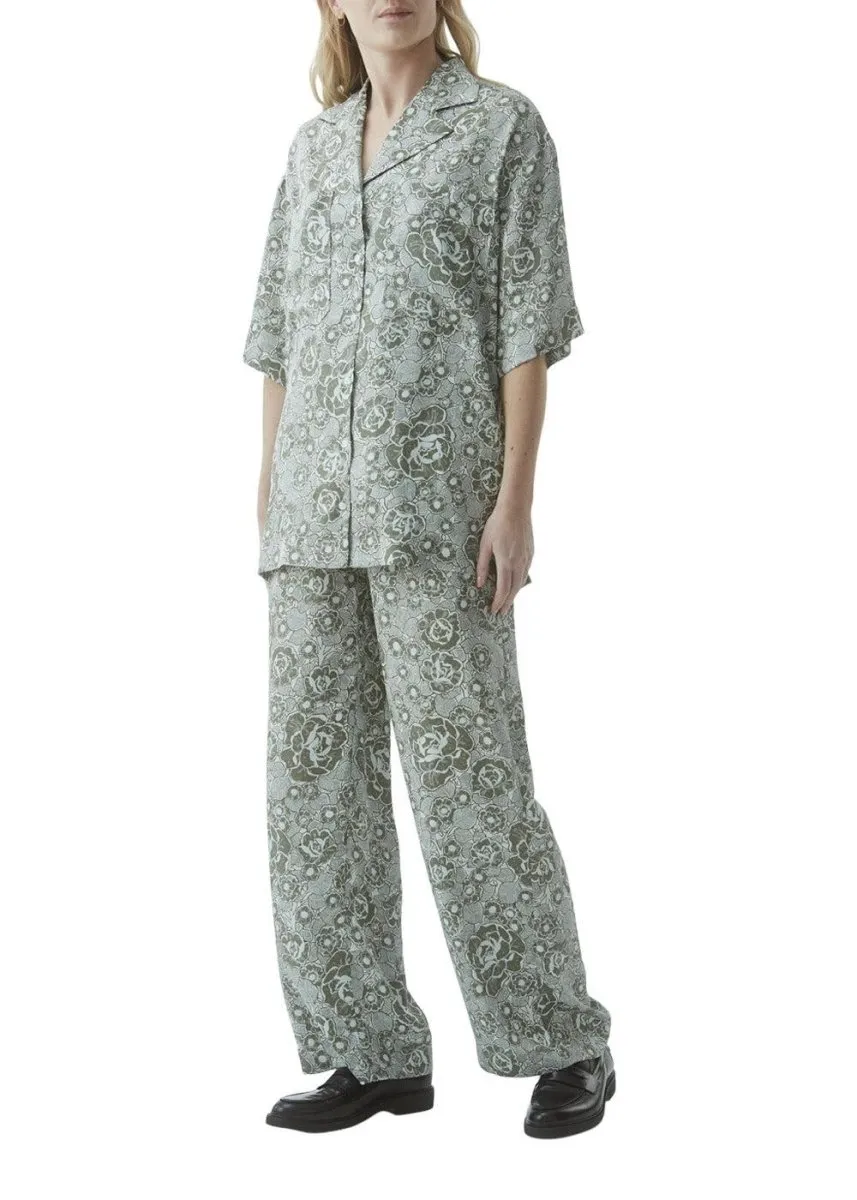Leo print shirt - Sage Rose