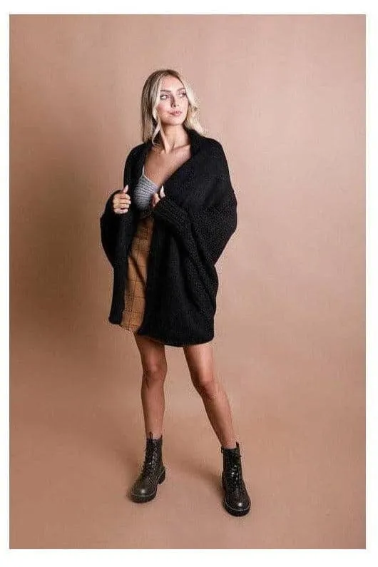 Leto Bat Sleeve Knit Cardigan