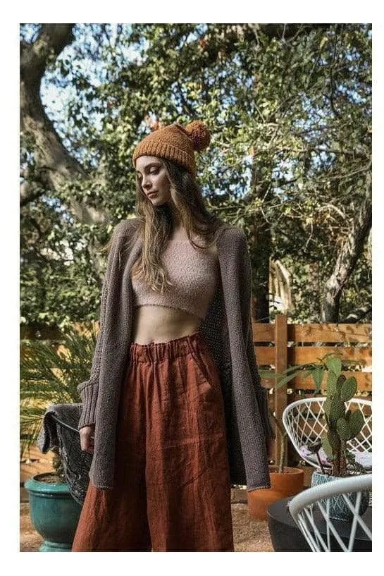 Leto Bat Sleeve Knit Cardigan