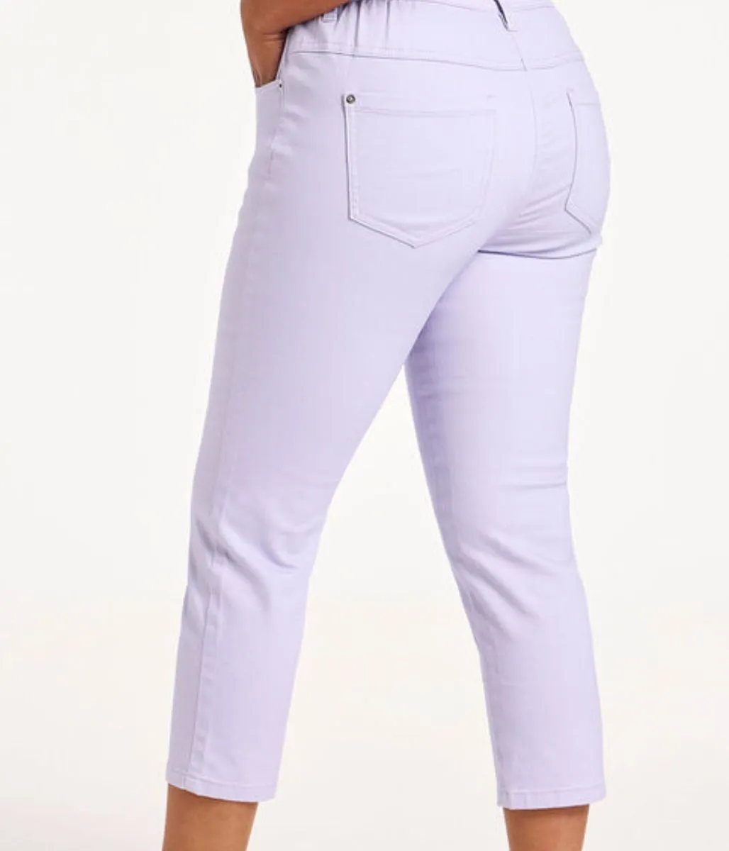 Lilac Sara Crop Jeans