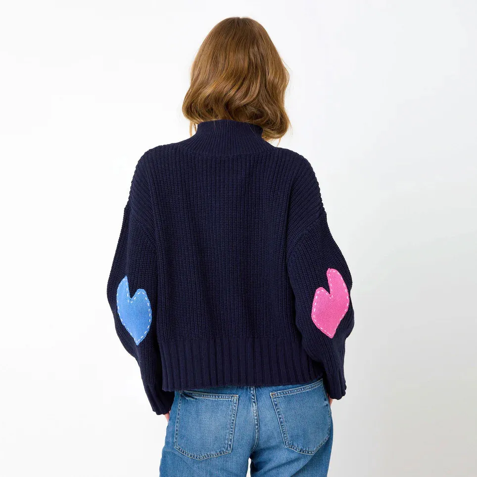 Marlow Zero Waste Sweater ~ Indigo