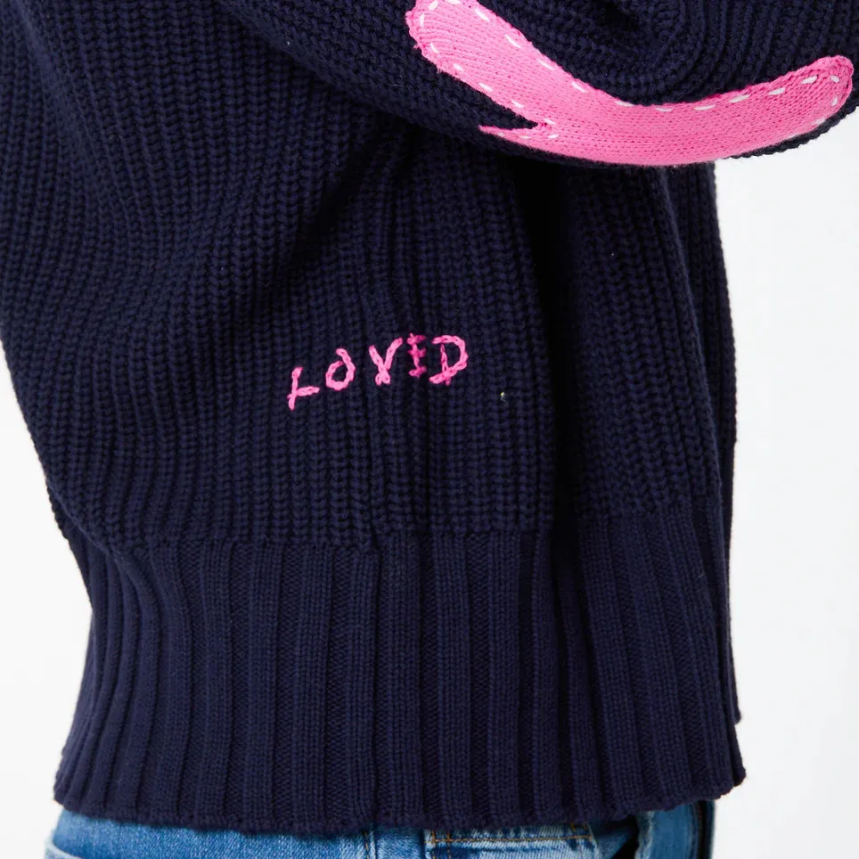 Marlow Zero Waste Sweater ~ Indigo