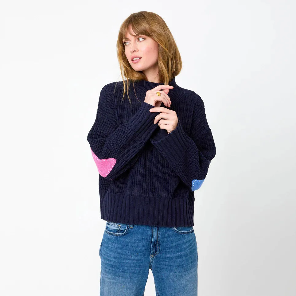 Marlow Zero Waste Sweater ~ Indigo