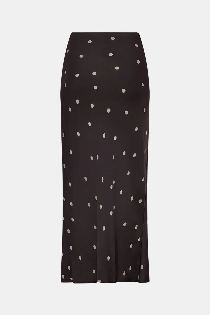 Masike Chocolate Spot Skirt