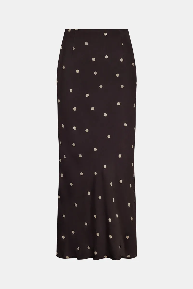 Masike Chocolate Spot Skirt