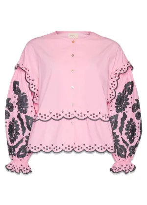 Mathilde organic cotton top - Light Pink