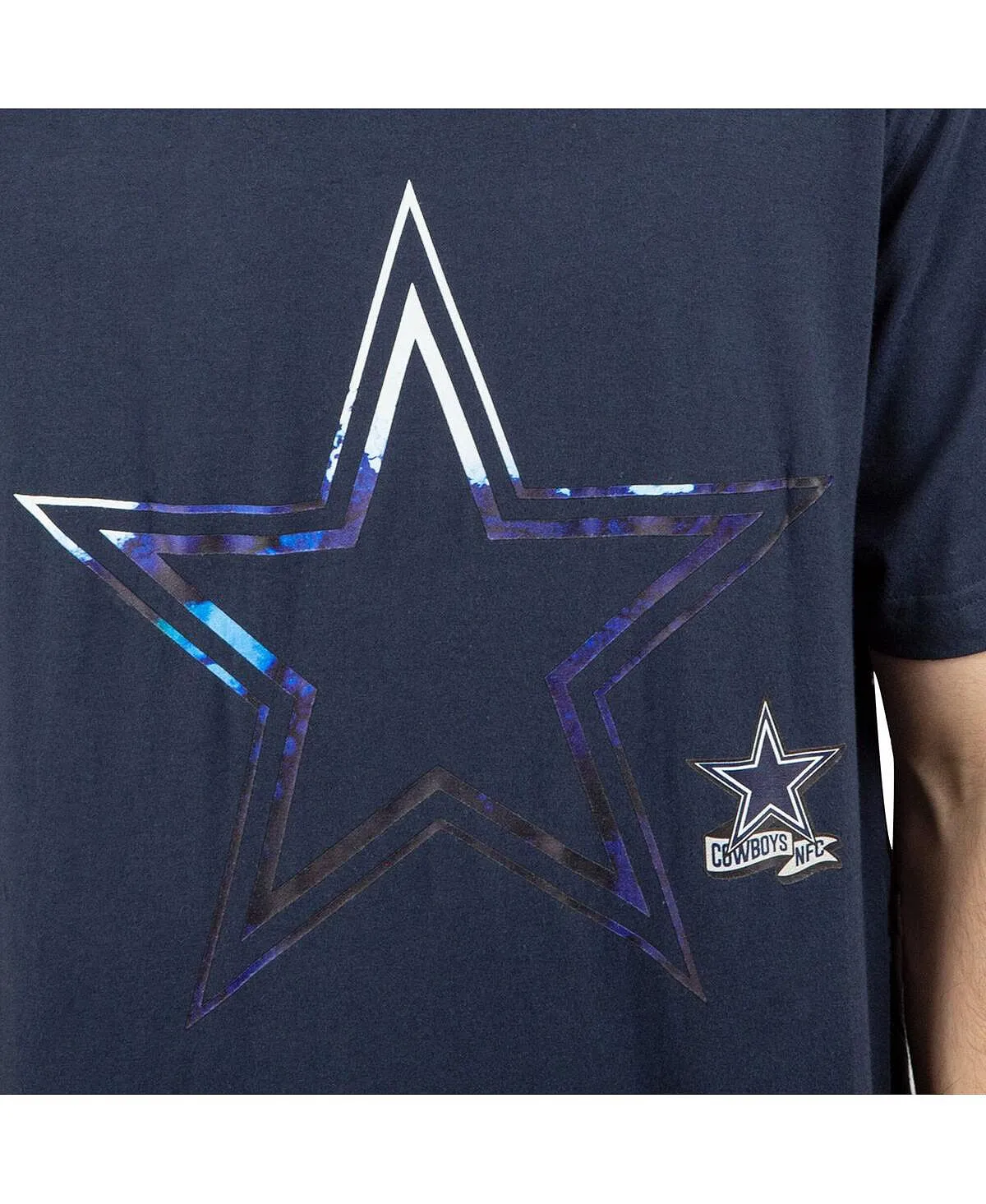 Men's dark blue dallas cowboys sideline New Era T-shirt, blue