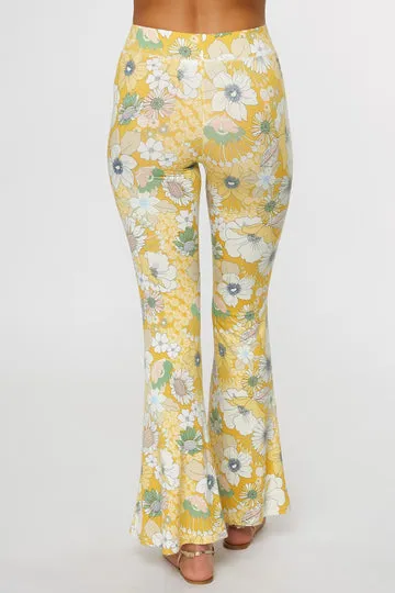 O'Neill Daisy Belle Floral Pants-Mimosa