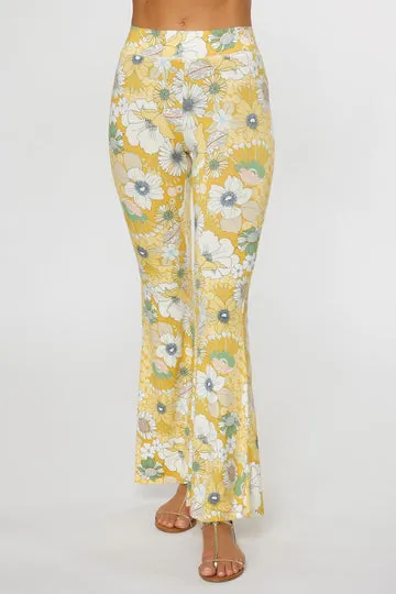O'Neill Daisy Belle Floral Pants-Mimosa