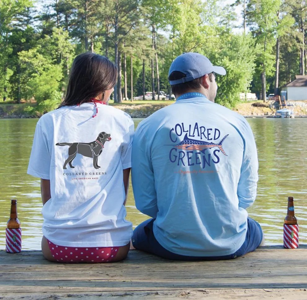 Oysters and Hot Sauce: Short Sleeve T-Shirt - Navy