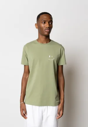 Patrick Organic t-shirt - Støvet Grøn