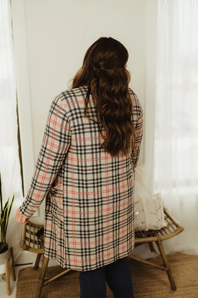 Plaid Duster Cardi