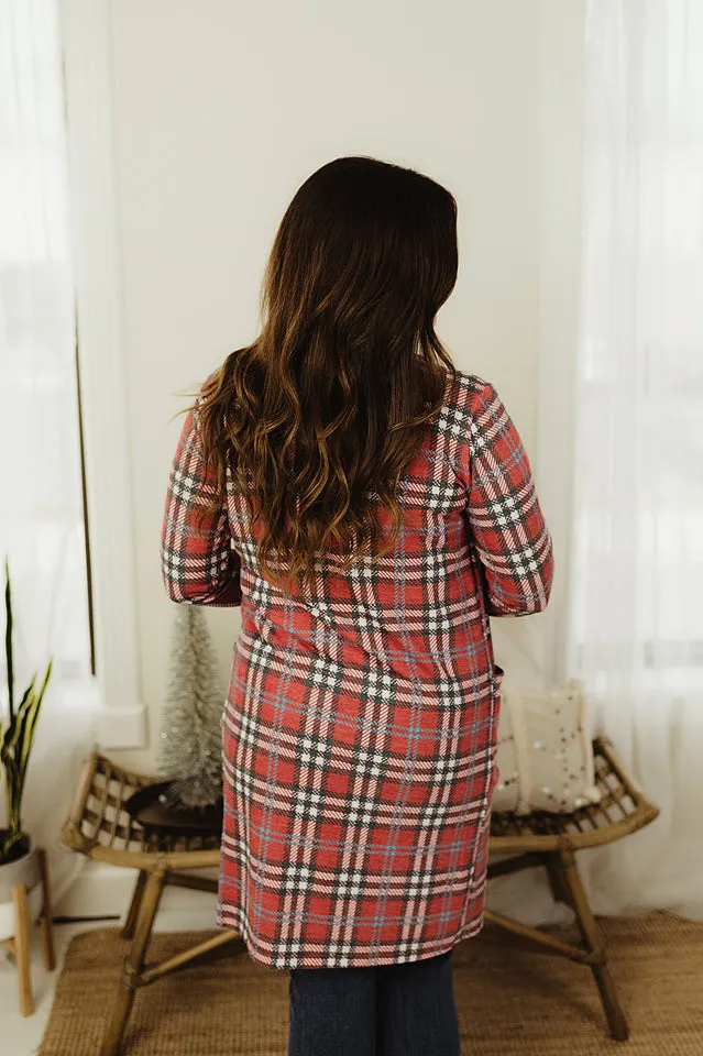 Plaid Duster Cardi