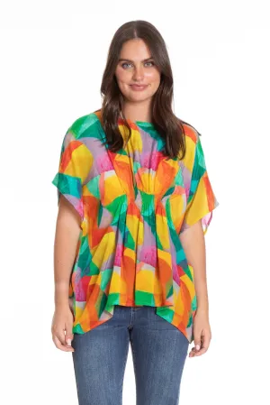 Pullover Poncho Ruching