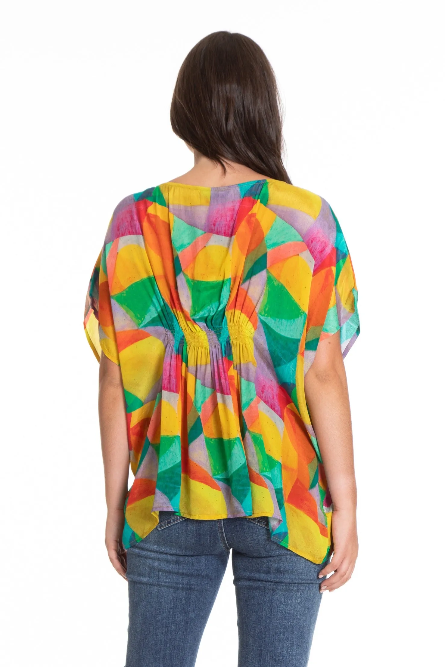 Pullover Poncho Ruching