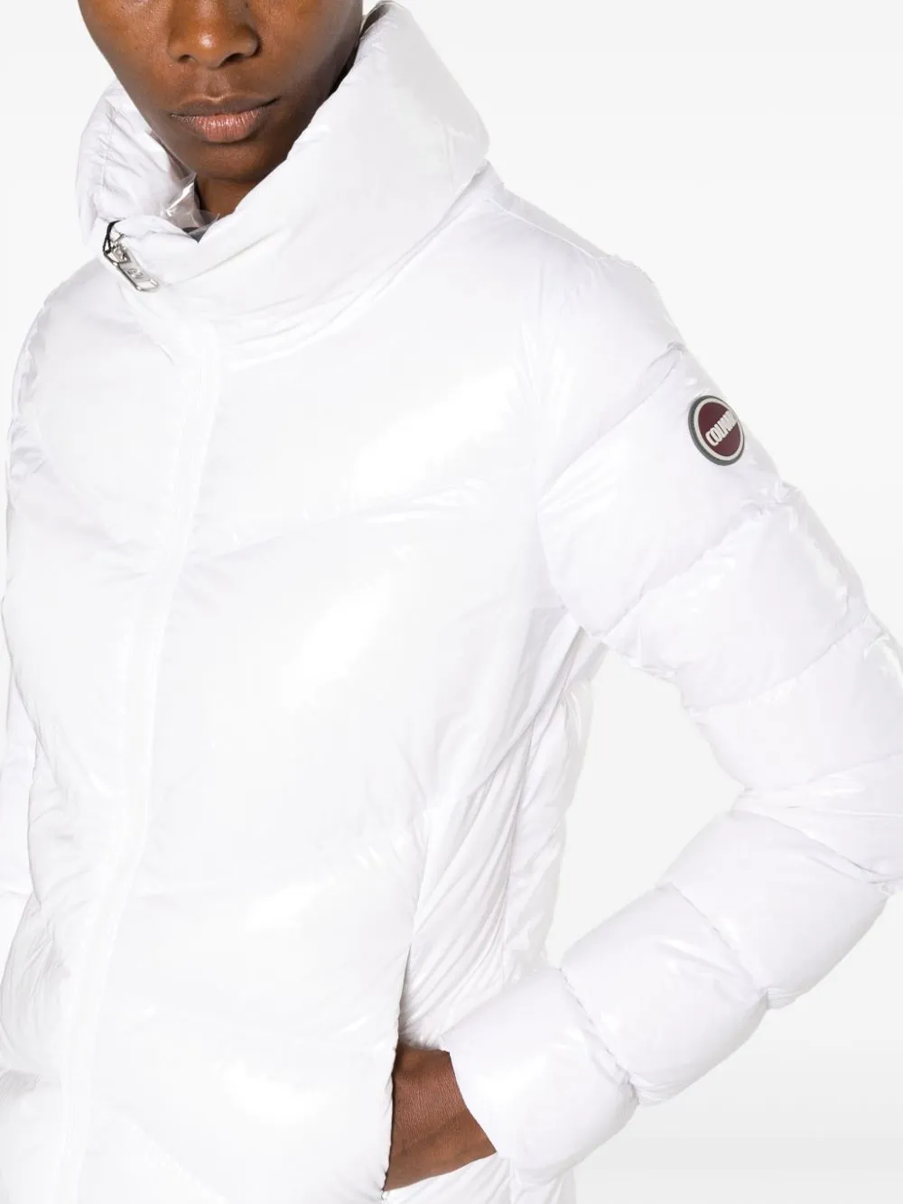 quilted down padded jacket