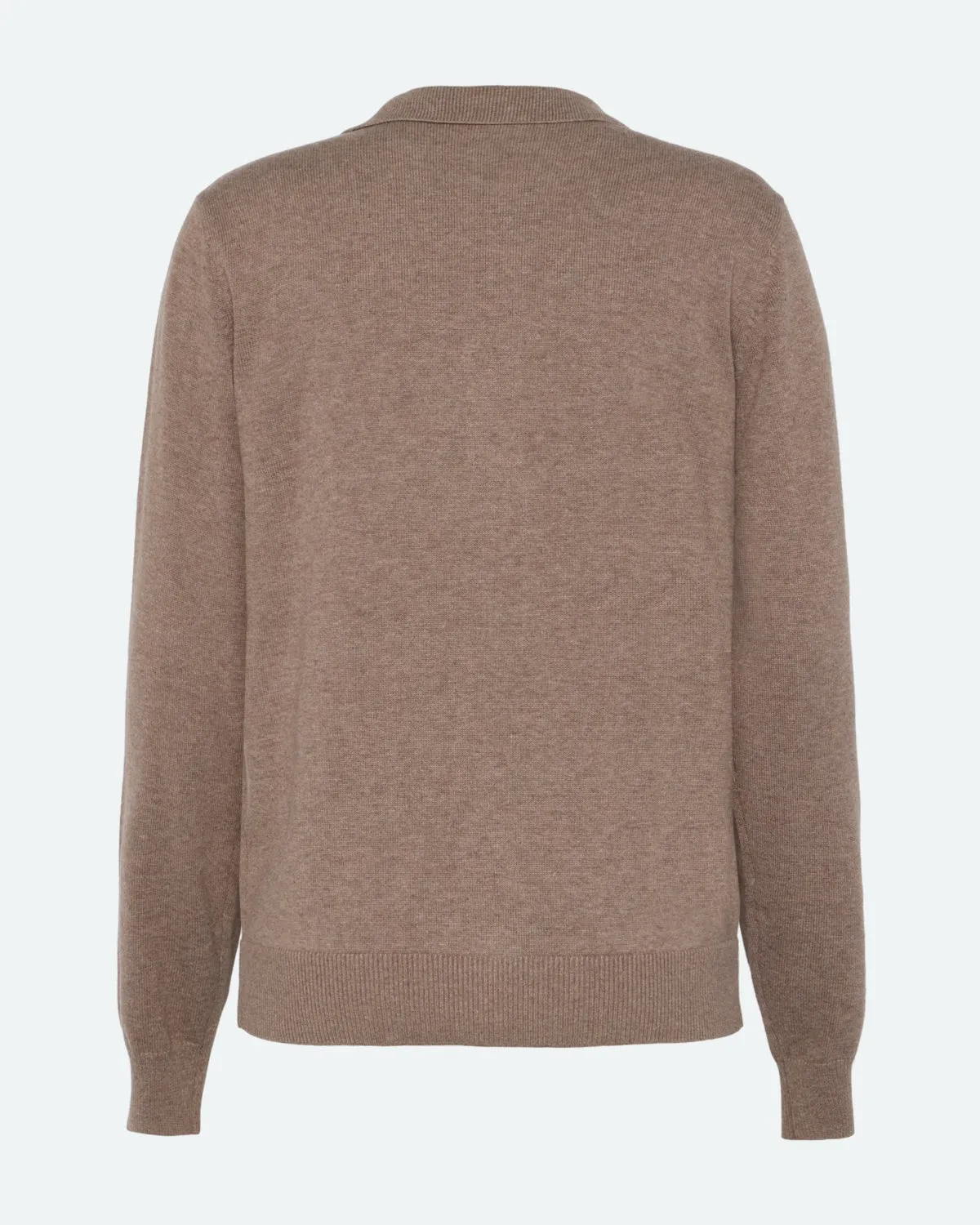 Riley polo jumper 4153 - Shitake