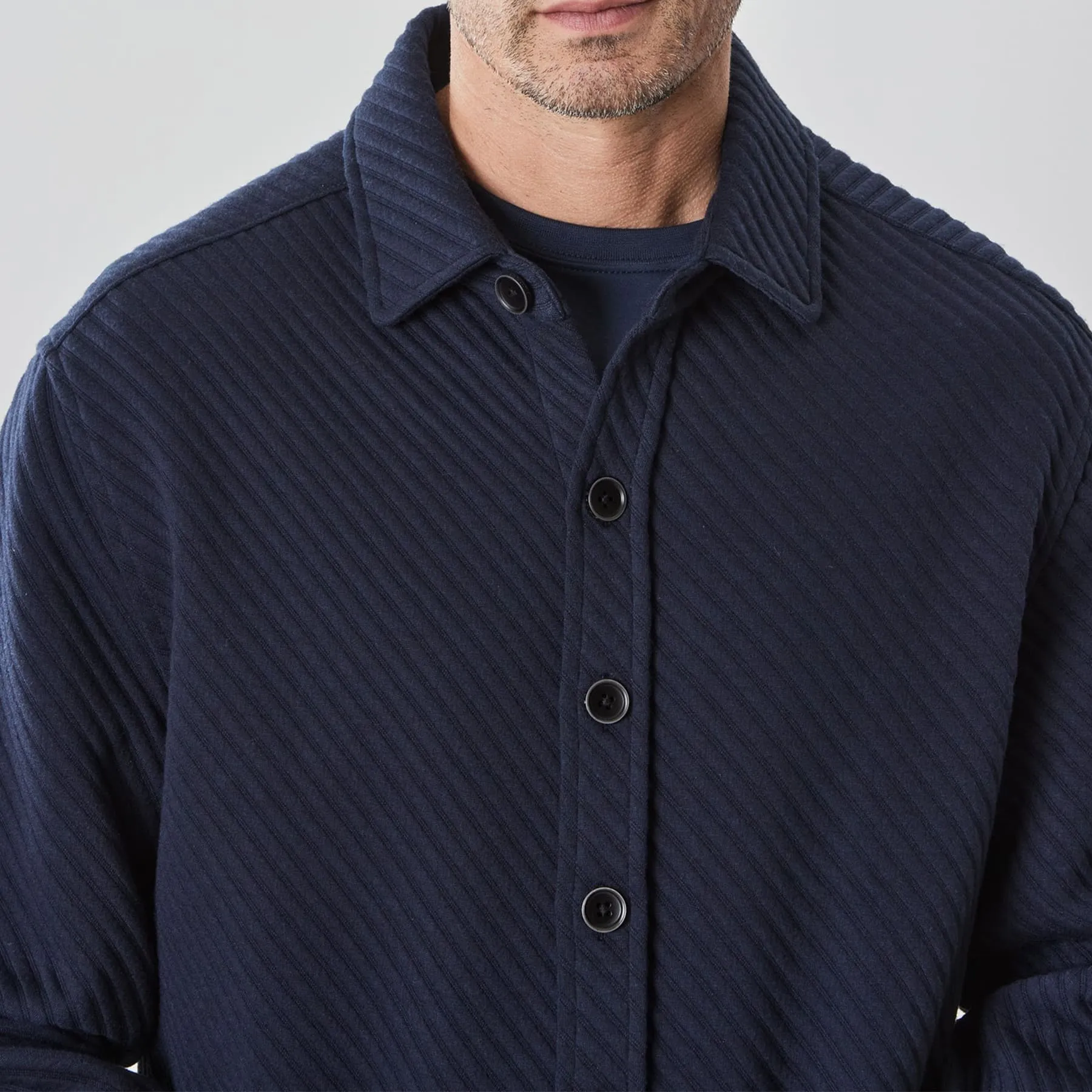 Robert Barakett Hoffburg Overshirt - Navy