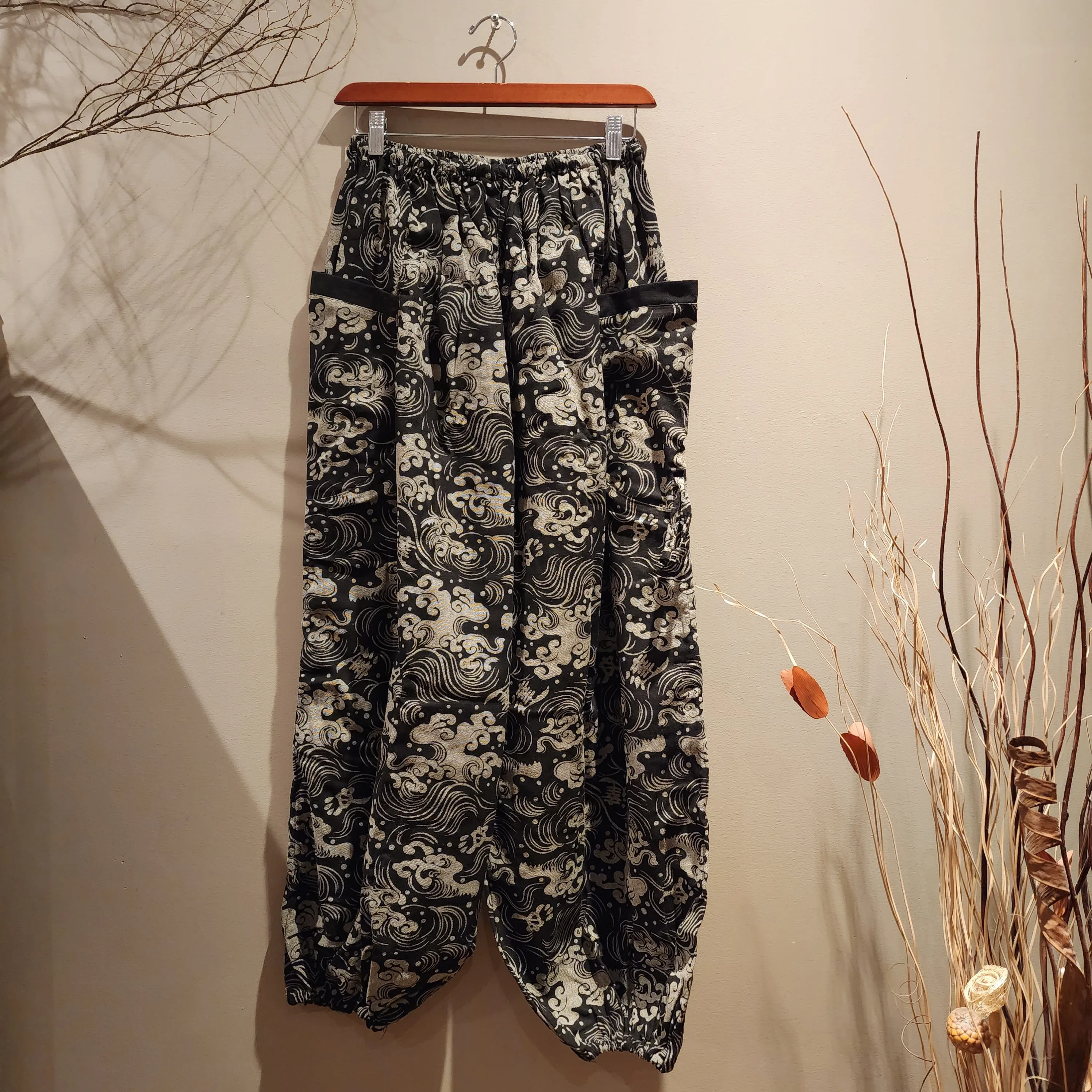 Ronin Waves Drawstring Comfy Pants