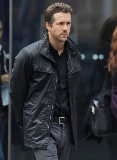 RYAN REYNOLDS R.I.P.D LEATHER JACKET