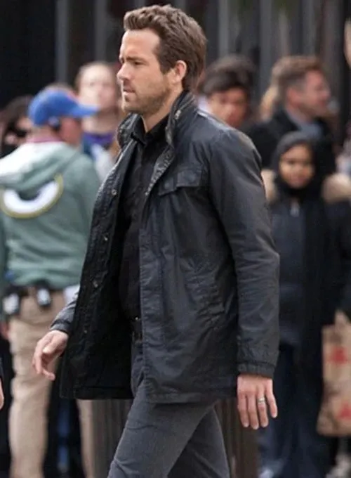 RYAN REYNOLDS R.I.P.D LEATHER JACKET