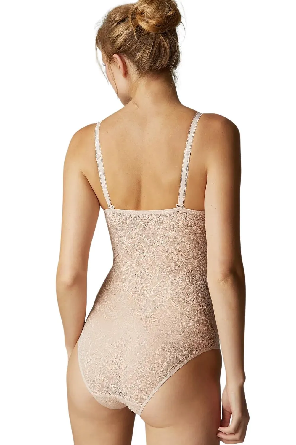 Simone Perele Comete Bodysuit, Rose Sand (12S510)
