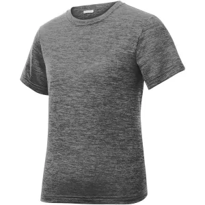 Sport-Tek Youth Grey-Black Electric PosiCharge Electric Heather Tee