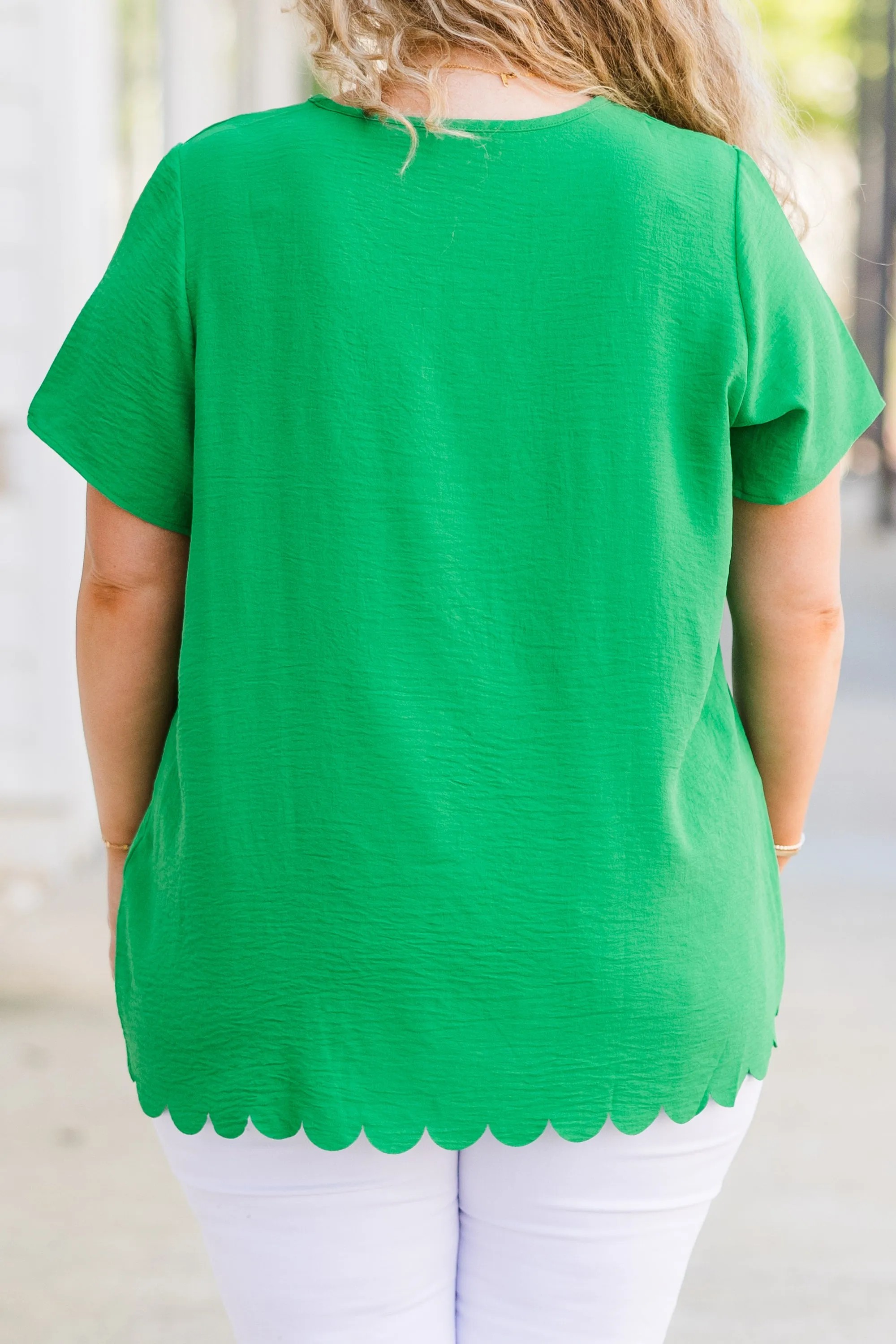 Springtime Dreamin' Top, Kelly Green