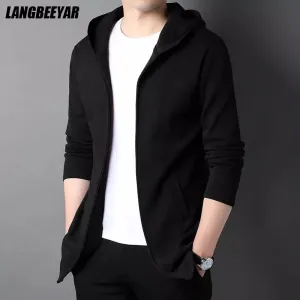 Stand Collar Zipper Jackets For Men