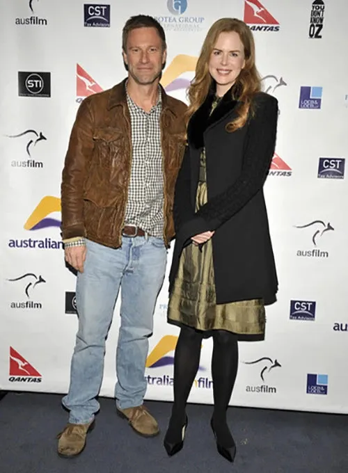 STYLISH AARON ECKHART LEATHER JACKET
