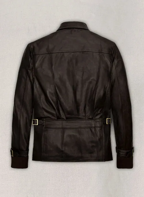 STYLISH AARON ECKHART LEATHER JACKET