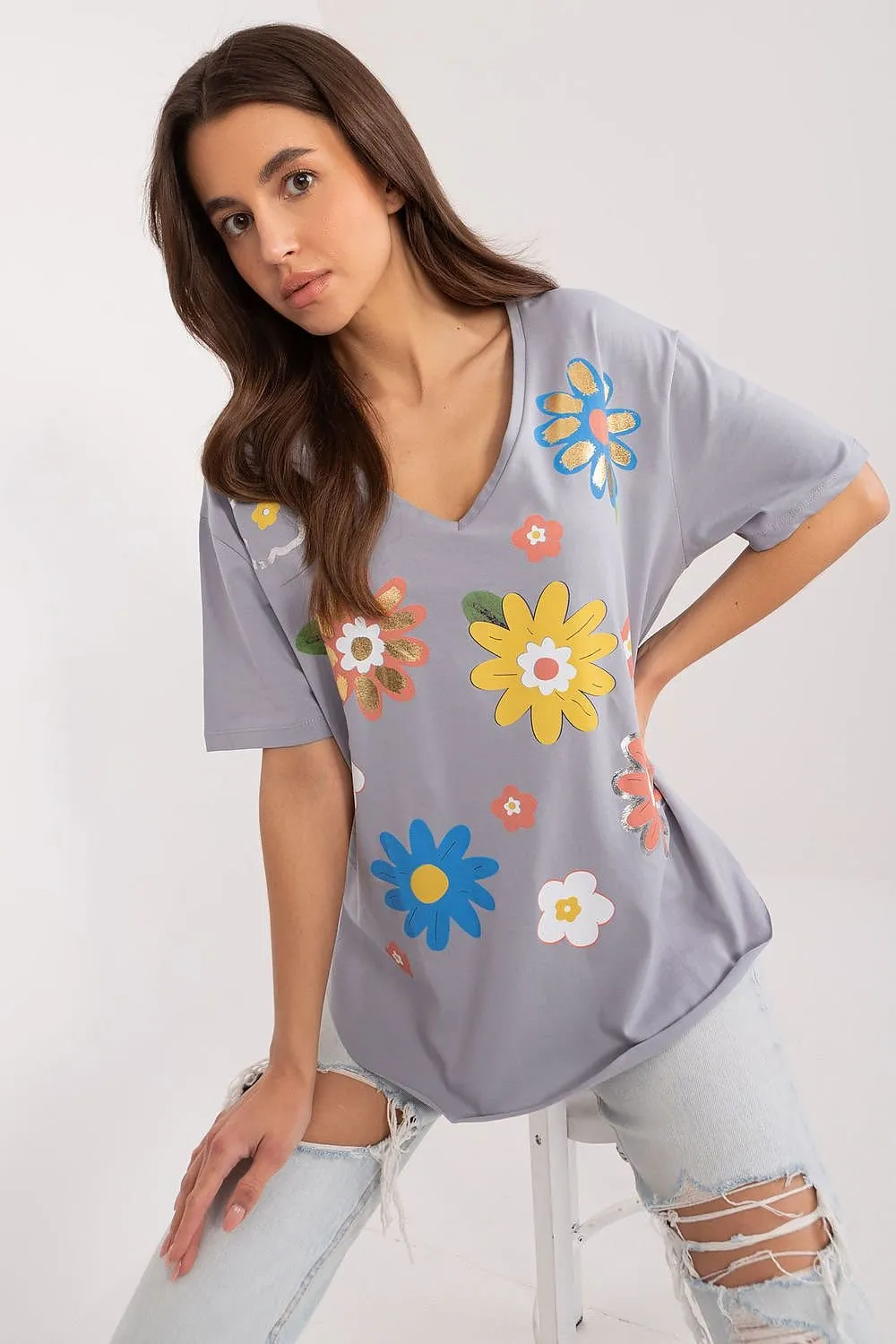 Summer Charm Floral Tee