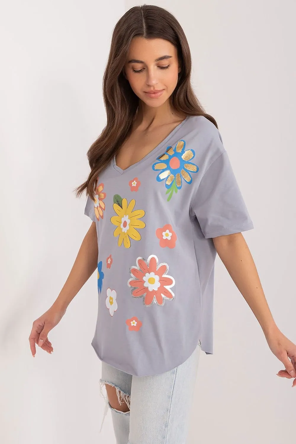 Summer Charm Floral Tee