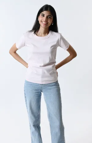 The Ultimate Comfort Tee (BABY PINK)