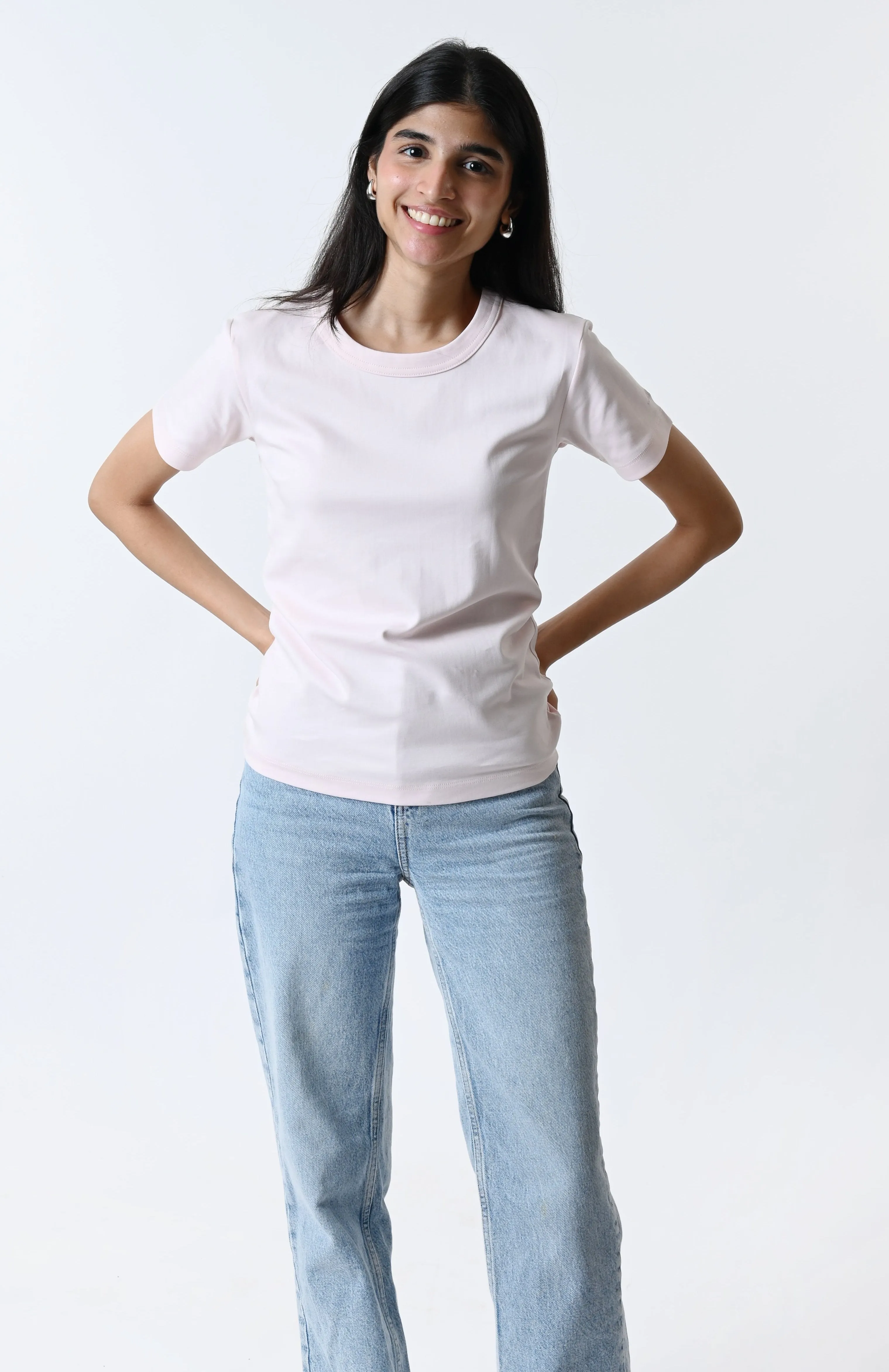 The Ultimate Comfort Tee (BABY PINK)