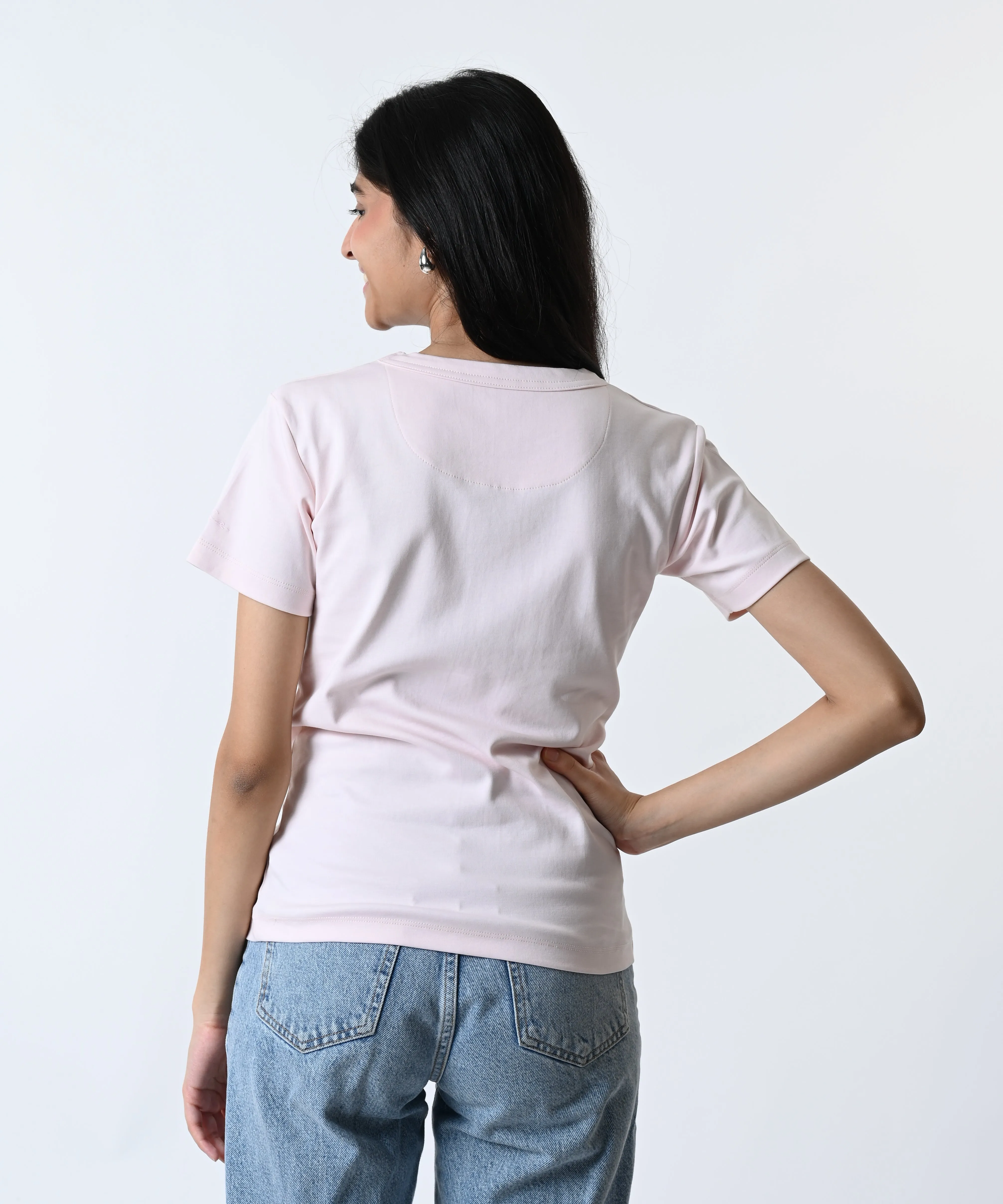 The Ultimate Comfort Tee (BABY PINK)