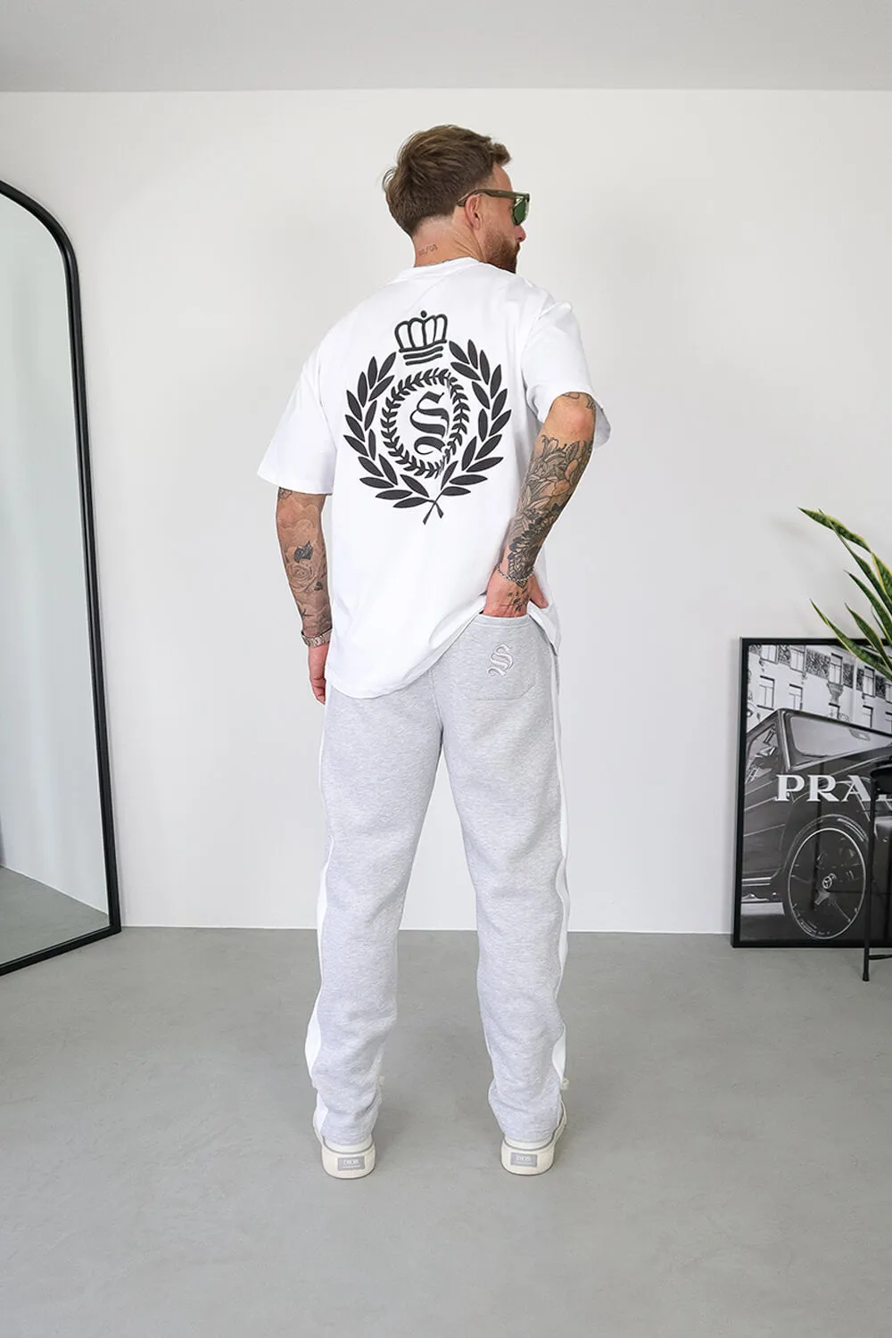 Track Pants - Grey Marl