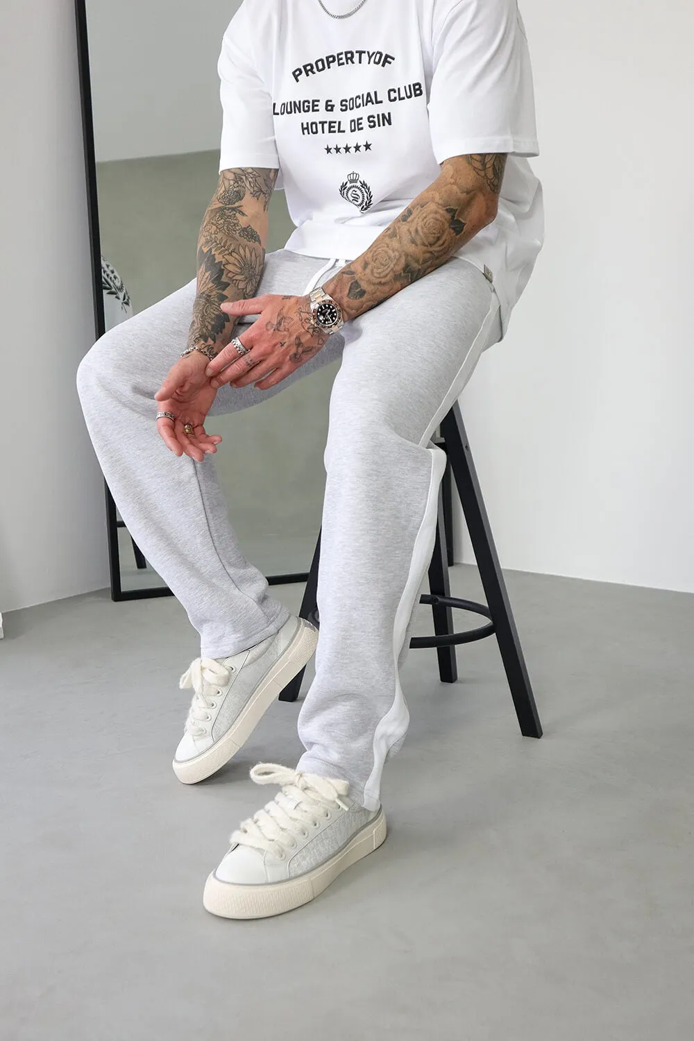 Track Pants - Grey Marl