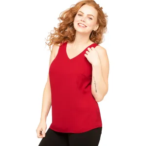 V-Neck Sleeveless Blouse