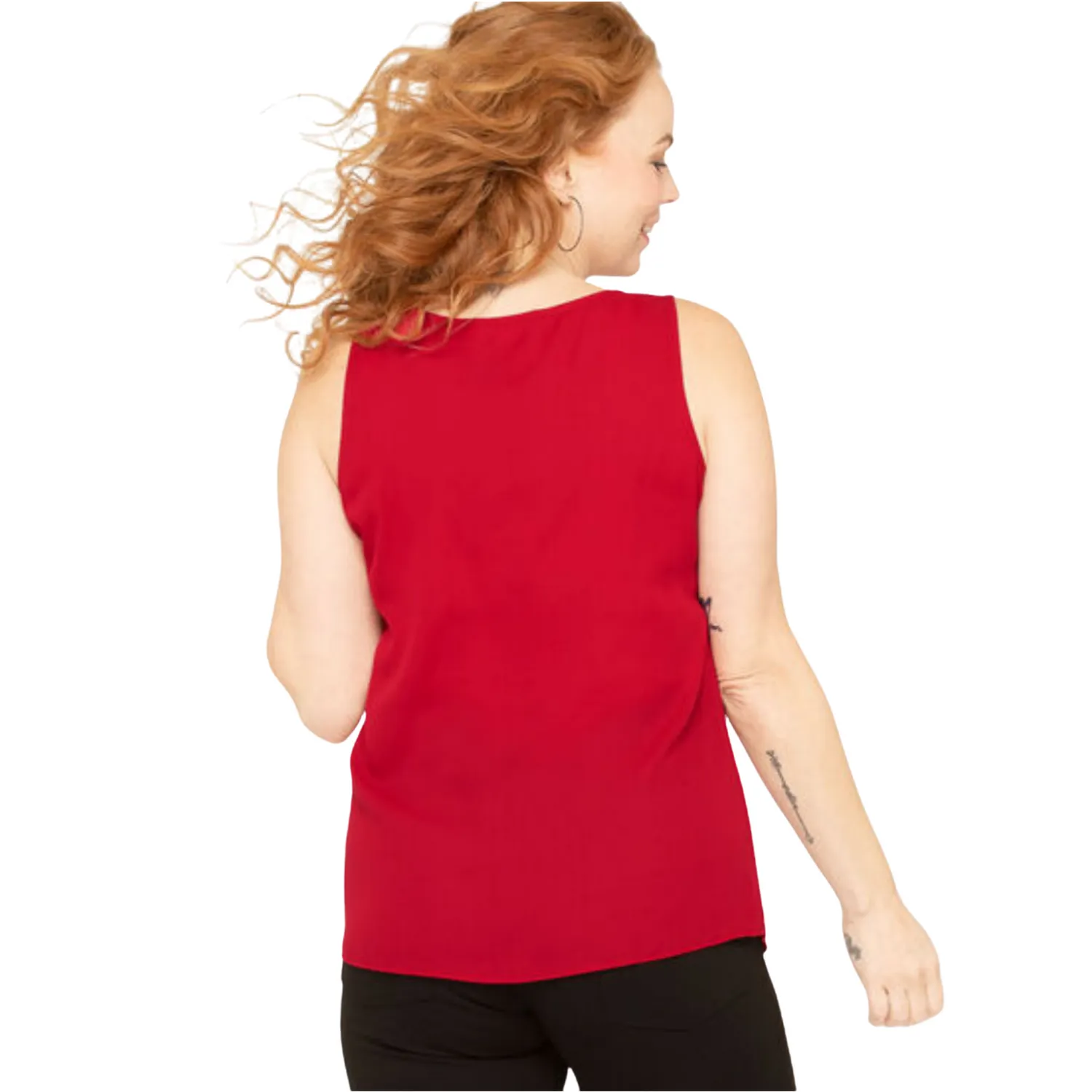 V-Neck Sleeveless Blouse