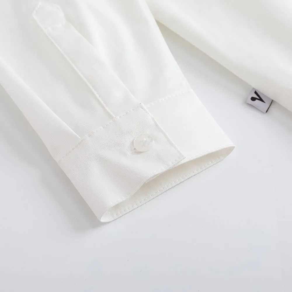 Vauva FW23 - Boys Cotton Shirt (White)