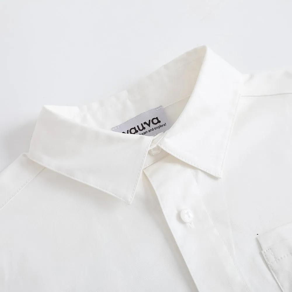 Vauva FW23 - Boys Cotton Shirt (White)