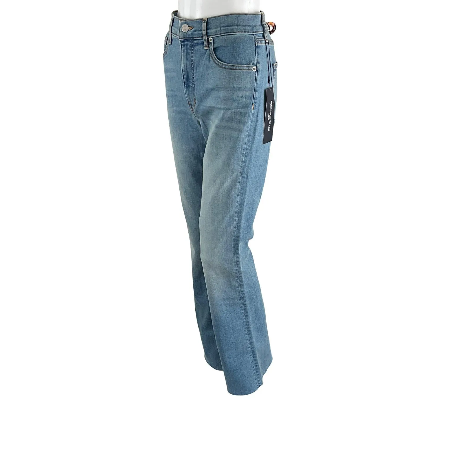 Veronica Beard Women's Cameron Bootcut Jean Classic High-Rise Blue Sz 29