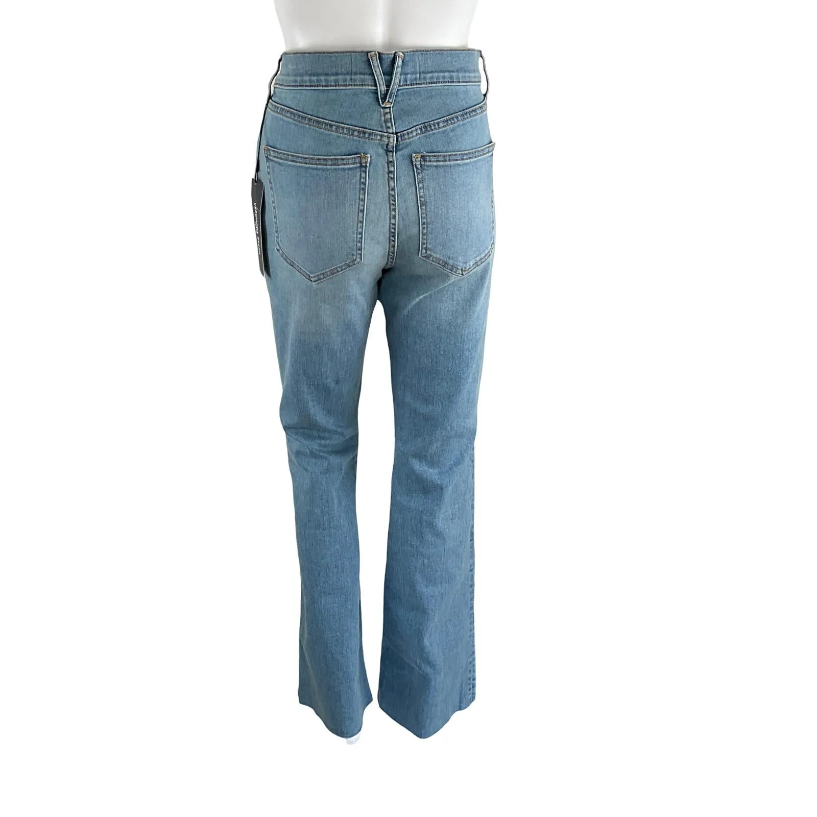 Veronica Beard Women's Cameron Bootcut Jean Classic High-Rise Blue Sz 29